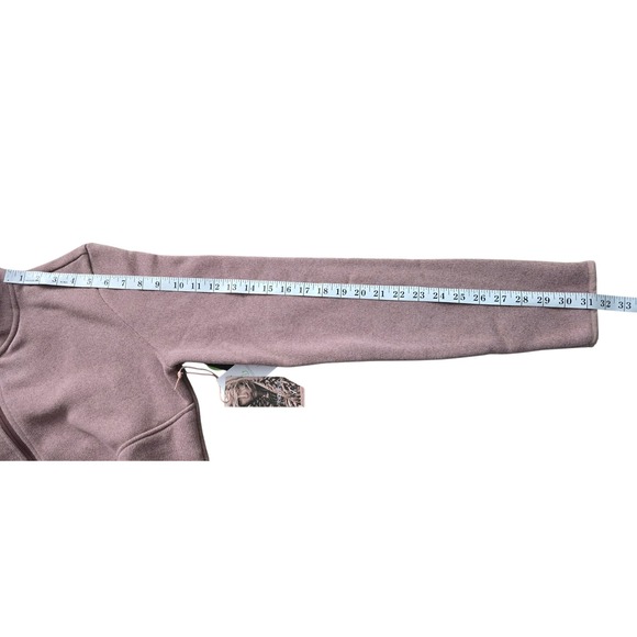 INDYEVA Womens Pullover Quarter Zip Top Sepia Rose Activewear Sz‎ L - Picture 9 of 9